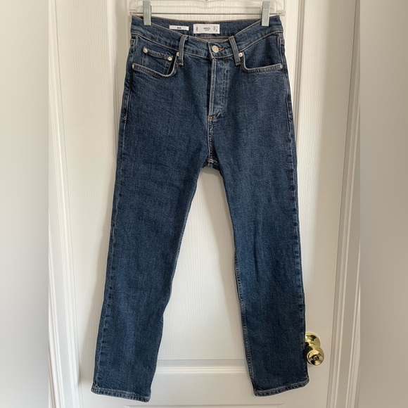 Mango Straight Leg Ankle Jeans - Picture 2 of 4